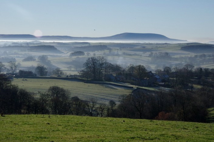 Pendle Hill: a dark island in a frozen sea